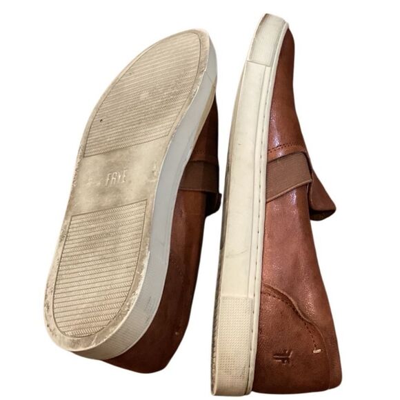 Frye Women's Ivy Slip-On Sneakers Cognac size 10 - Picture 9 of 12